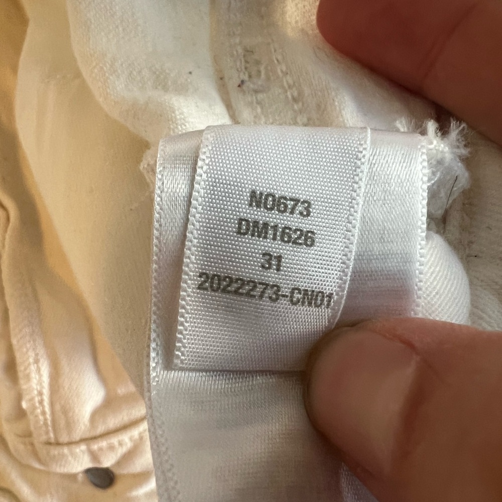 Madewell Flea Market Flare White high-waisted jeans - Picture 10 of 10